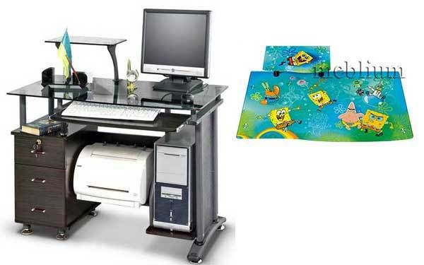 (СНЯТО С ПРОИЗВОДСТВА) Компьютерный стол С-27 Губка Боб-48