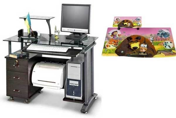 (СНЯТО С ПРОИЗВОДСТВА) Компьютерный стол С-27 Маша и Медведь-48