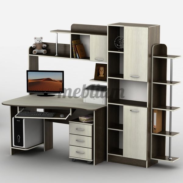 Тиса-29 -53. Стол компьютерный с надстройкой