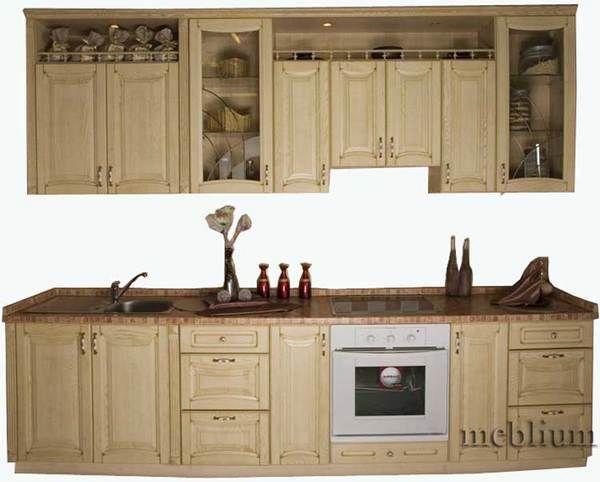 кухня meblium 38-72. Фасад дерево - от 18000 грн. за 1 м.п.