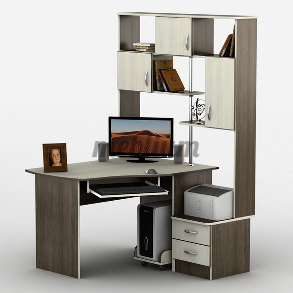 Тиса-5 -53. Стол компьютерный с надстройкой