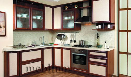 Кухня meblium 25-72. Фасад мдф пленка с рамкой - от 4300 за 1 м.п.