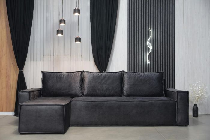 Угловой диван Хилтон Long (ортопедическое спальное место, пружинная система Pocket Spring, Пантограф) - 89