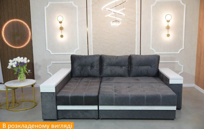 Угловой диван Неаполь 3 (ниша, бар + ниша) Pocket Spring – 89