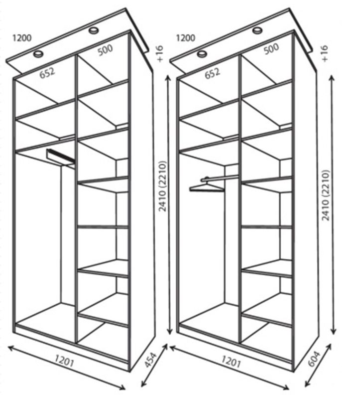 Шкаф купе 1200-92