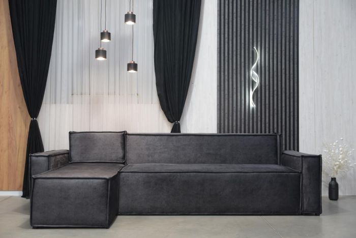 Угловой диван Хилтон Long (ортопедическое спальное место, пружинная система Pocket Spring, Пантограф) - 89