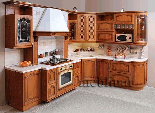 кухня meblium 30-72. Фасад дерево - от 18000 грн. за 1 м.п.