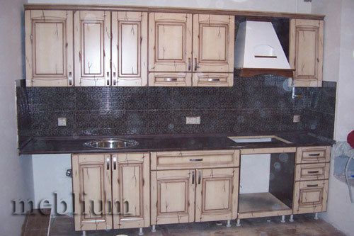 кухня meblium 36-72. Фасад дерево - от 18000 грн. за 1 м.п.