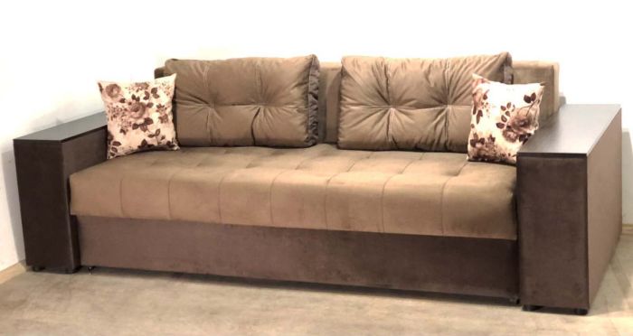 Диван Мартин 2 160 (большое спальное место + ниши в быльцах, оббивка велюр) - 89 