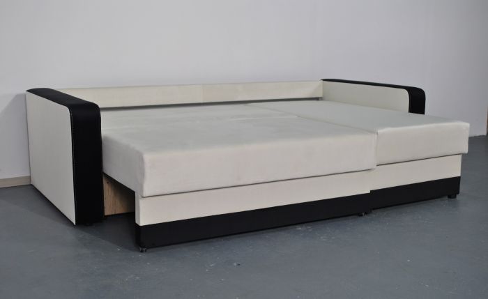 Угловой диван Акорд, мягкие подлокотники, антикоготь, износостойкая оббивка - 89