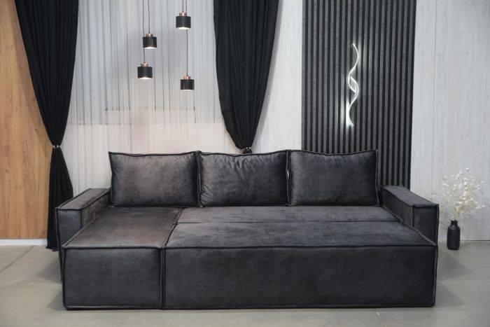 Угловой диван Хилтон Long (ортопедическое спальное место, пружинная система Pocket Spring, Пантограф) - 89