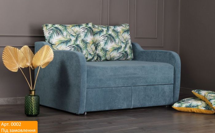 Диван-кровать Манхэттен 1200 (спальное место 120 на 190 см., беспружинный) антикоготь, износостойкая обивка - 16