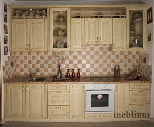 кухня meblium 38-72. Фасад дерево - от 18000 грн. за 1 м.п.