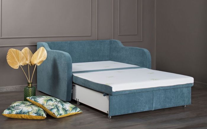 Диван-кровать Манхэттен 1200 (спальное место 120 на 190 см., беспружинный) антикоготь, износостойкая обивка - 16