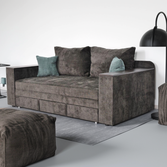 Диван Прага 160 Lux (спальное место 160 на 200 см) износостойкая оббивка - 111