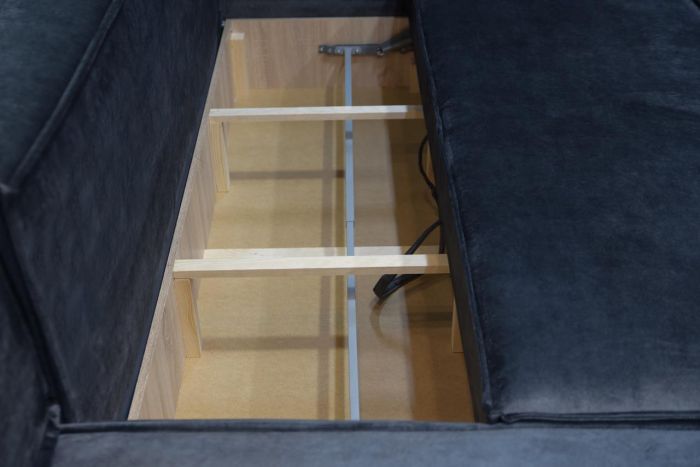 Угловой диван Хилтон Long (ортопедическое спальное место, пружинная система Pocket Spring, Пантограф) - 89