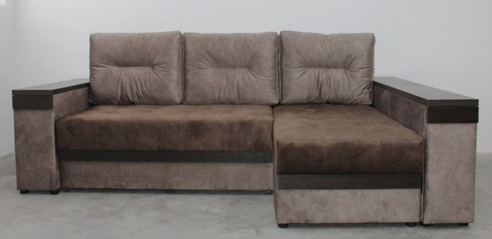 Угловой диван Неаполь (бар, ниша, полки) – 89