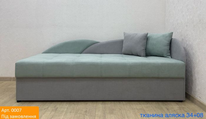 Односпальная кровать Малибу 800 на 1900 (ортопедическое спальное место, пружинная система Pocket Spring) антикоготь, износостойкая обивка  - 101