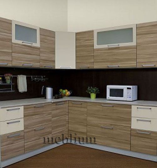 кухня meblium 33-72. Фасад шпон - от 18000 грн. за 1 м.п.