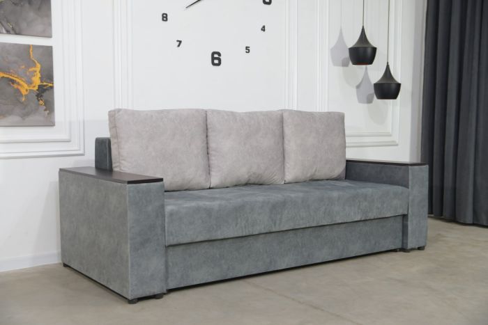 Диван Патрик с нишами в подлокотниках (ортопедическое спальное место, пружинная система Pocket Spring) - 89 part 1