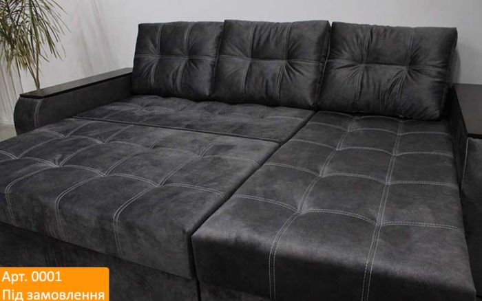 Угловой диван Порто (пантограф, спальное место 1,55 на 2,00) – 89