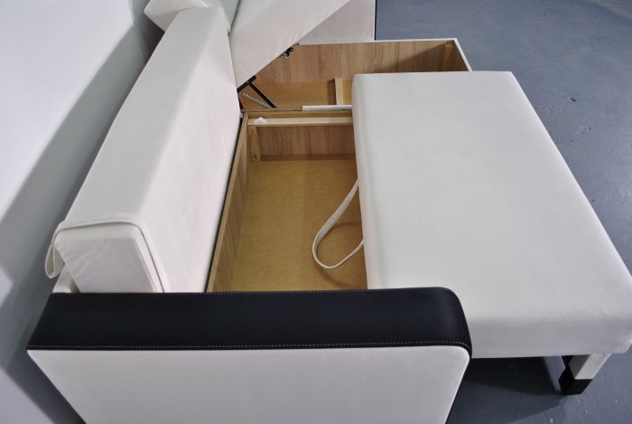 Угловой диван Акорд, мягкие подлокотники, антикоготь, износостойкая оббивка - 89