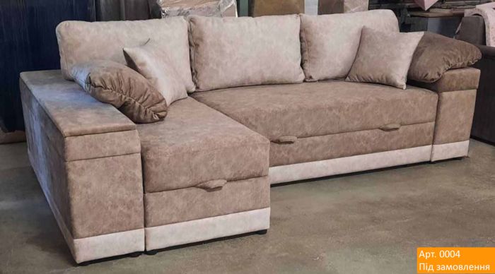 Угловой диван Бомонт (ниша + бар) - 107 