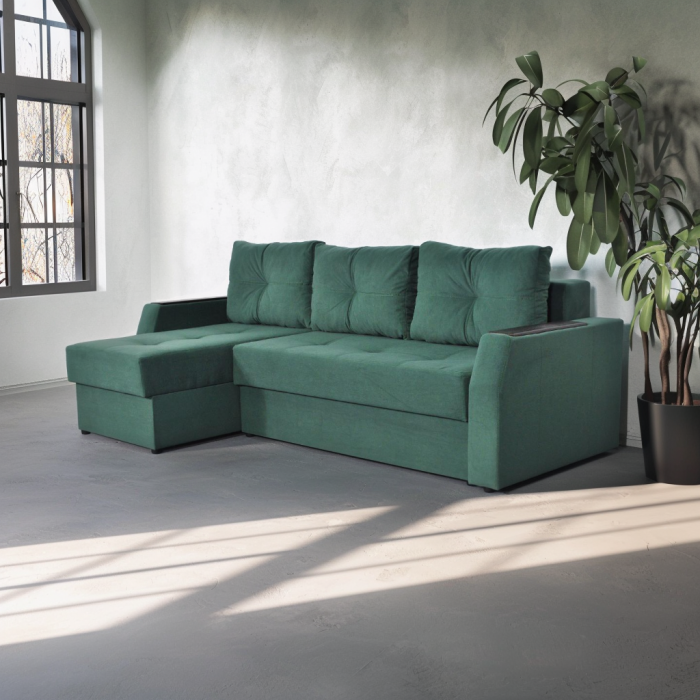 Угловой диван Брависсимо универсал, износостойкая обивка, антикоготь - 101 PART 2