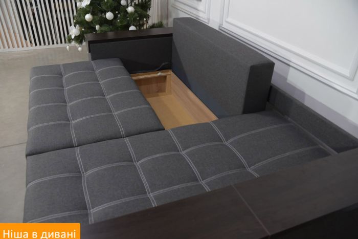 Угловой диван Неаполь 3 (ниша, бар + ниша) Pocket Spring – 89