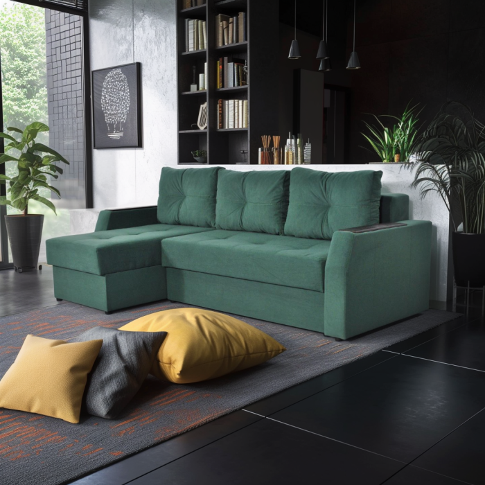 Угловой диван Брависсимо универсал, износостойкая обивка, антикоготь - 101 PART 2