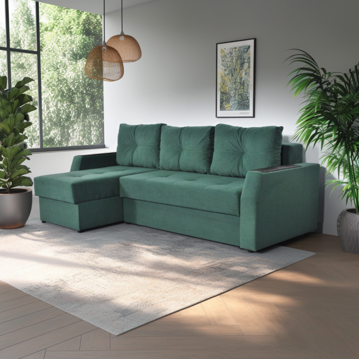 Угловой диван Брависсимо универсал, износостойкая обивка, антикоготь - 101 PART 2