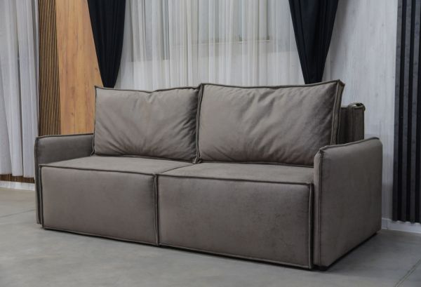 Диван Хилтон New тонкие подлокотники (ортопедическое спальное место, пружинная система Pocket Spring + Пантограф) - 89