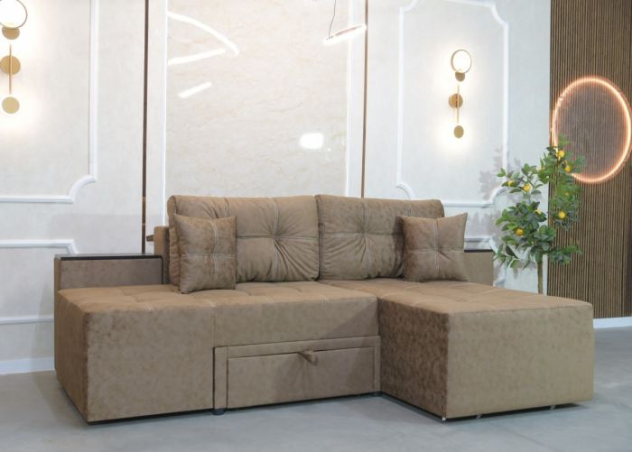 Диван трансформер Комбо 4 универсал (ниша в боковых тумбах + два ящика, ортопедическое спальное место, пружинная система Pocket Spring) - 89