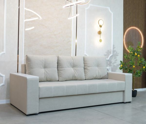 Диван Людвиг (ниши в подлокотниках, ОРТОПЕДИЧЕСКОЕ СПАЛЬНОЕ МЕСТО. Пружинная система Pocket Spring) - 89 Part 6