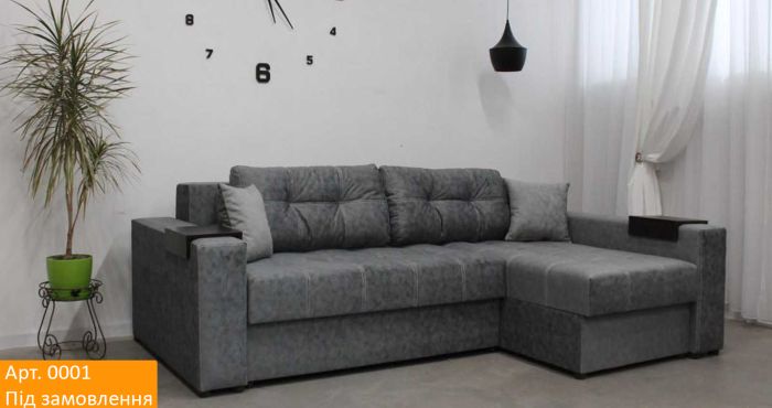 Угловой диван АК-3 (ортопедическое спальное место, пружинная система Pocket Spring, пантограф) - 89