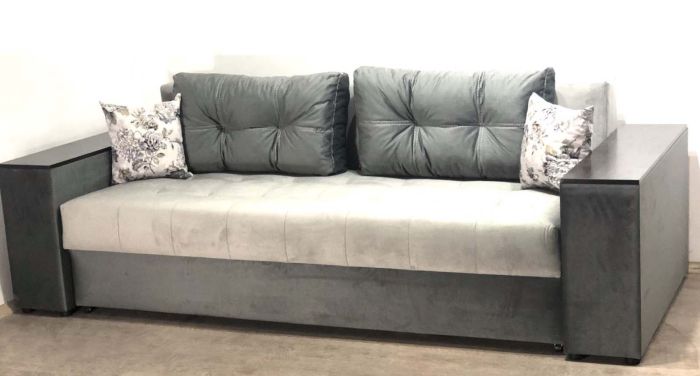 Диван Мартин 2 160 (большое спальное место + ниши в быльцах, оббивка велюр) - 89 