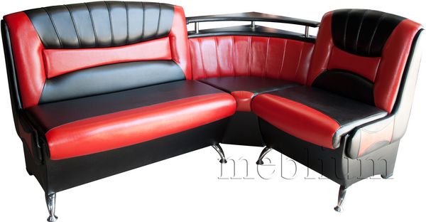 Meblium 51-3 чёрный + красный