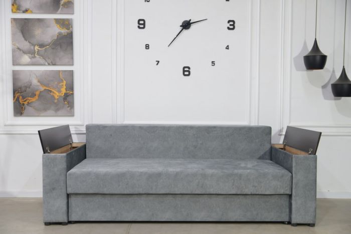 Диван Патрик с нишами в подлокотниках (ортопедическое спальное место, пружинная система Pocket Spring) - 89 part 1