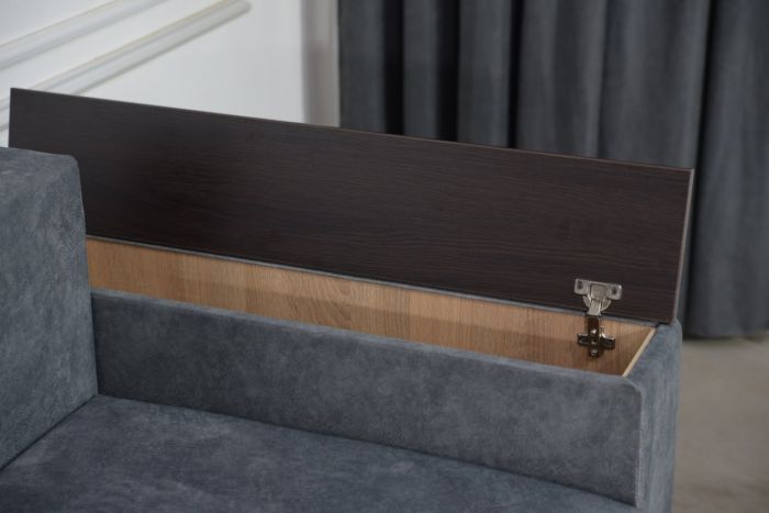 Диван Патрик с нишами в подлокотниках (ортопедическое спальное место, пружинная система Pocket Spring) - 89 part 1