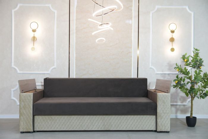 Диван Патрик с нишами в подлокотниках (ортопедическое спальное место, пружинная система Pocket Spring) - 89 part 2