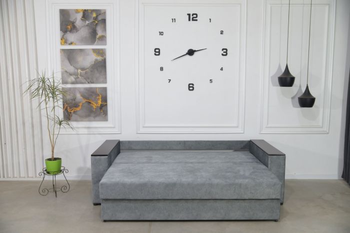 Диван Патрик с нишами в подлокотниках (ортопедическое спальное место, пружинная система Pocket Spring) - 89 part 1