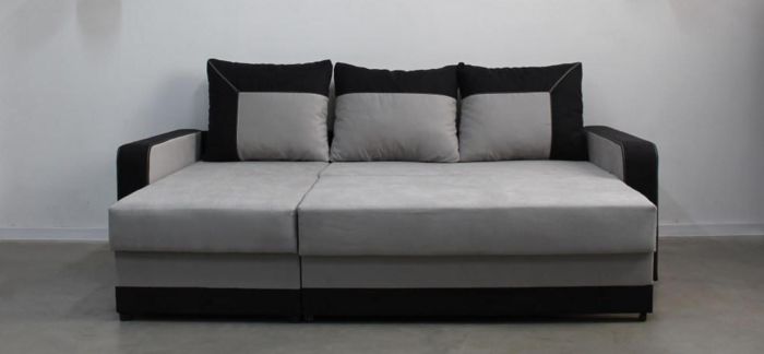 Угловой диван Акорд, мягкие подлокотники, антикоготь, износостойкая оббивка - 89