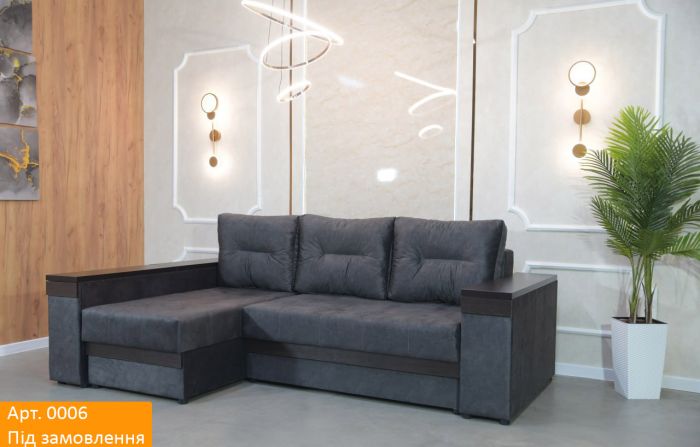 Угловой диван Неаполь 3 (ниша, бар + ниша) Pocket Spring – 89