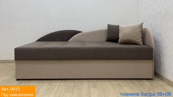 Односпальная кровать Малибу 800 на 1900 (ортопедическое спальное место, пружинная система Pocket Spring) антикоготь, износостойкая обивка  - 101