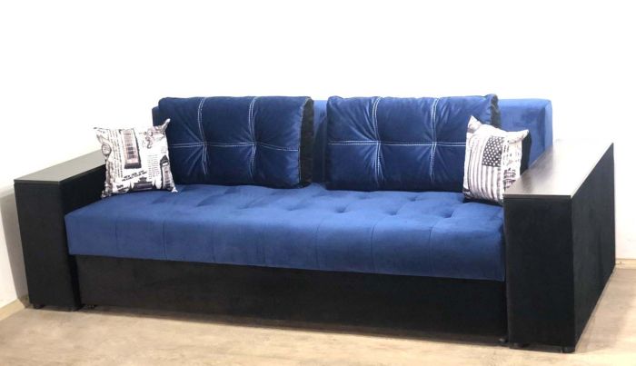 Диван Мартин 2 160 (большое спальное место + ниши в быльцах, оббивка велюр) - 89 