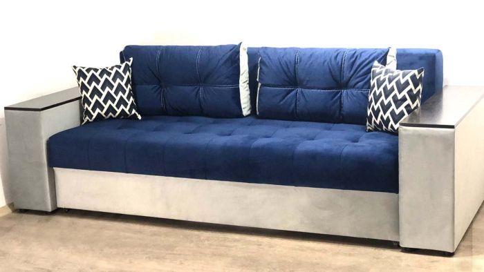 Диван Мартин 2 160 (большое спальное место + ниши в быльцах, оббивка велюр) - 89 