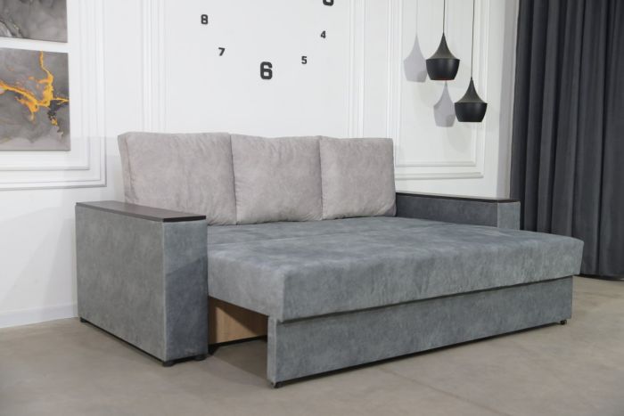 Диван Патрик с нишами в подлокотниках (ортопедическое спальное место, пружинная система Pocket Spring) - 89 part 1