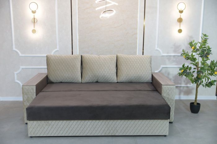 Диван Патрик с нишами в подлокотниках (ортопедическое спальное место, пружинная система Pocket Spring) - 89 part 2