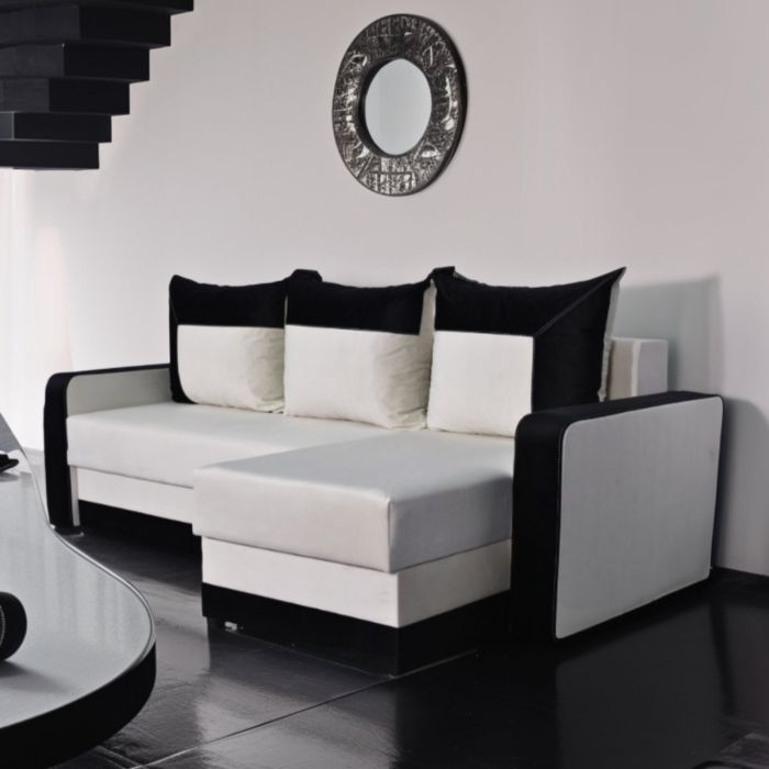 Угловой диван Акорд, мягкие подлокотники, антикоготь, износостойкая оббивка - 89