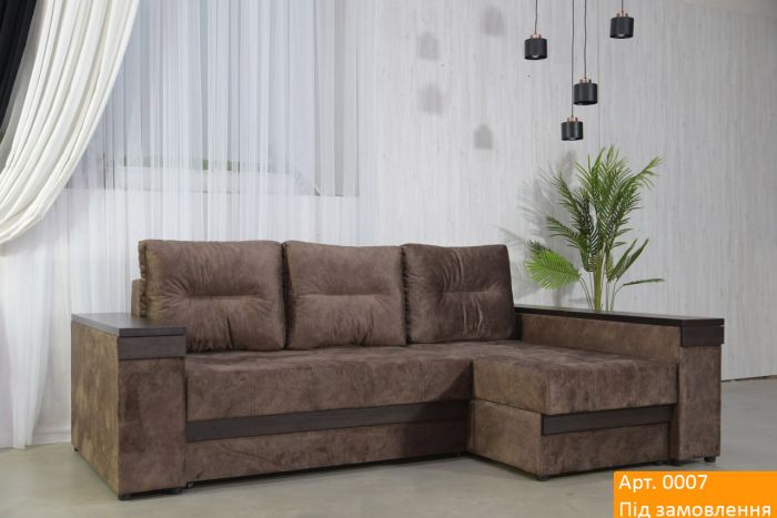 Угловой диван Неаполь 3 (ниша, бар + ниша) Pocket Spring – 89